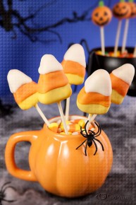 Halloween Candy Corn Pumpkin